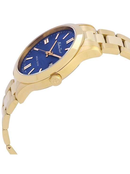 NWT Mathey-Tissot Mathy I Jumbo Quartz Blue Dial Men\'s Watch